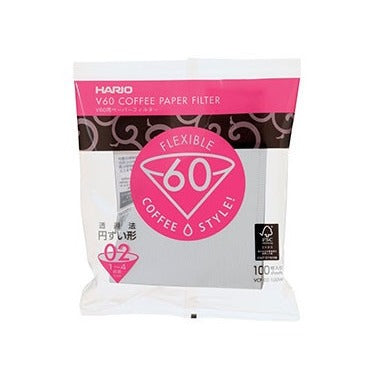 Hario V60-02 Paper Filters - 100pk - Outpost Coffee Roasters
