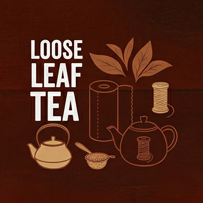 collection image with text Loose leaf tea