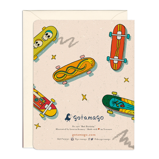 Rad Birthday --Greeting Card