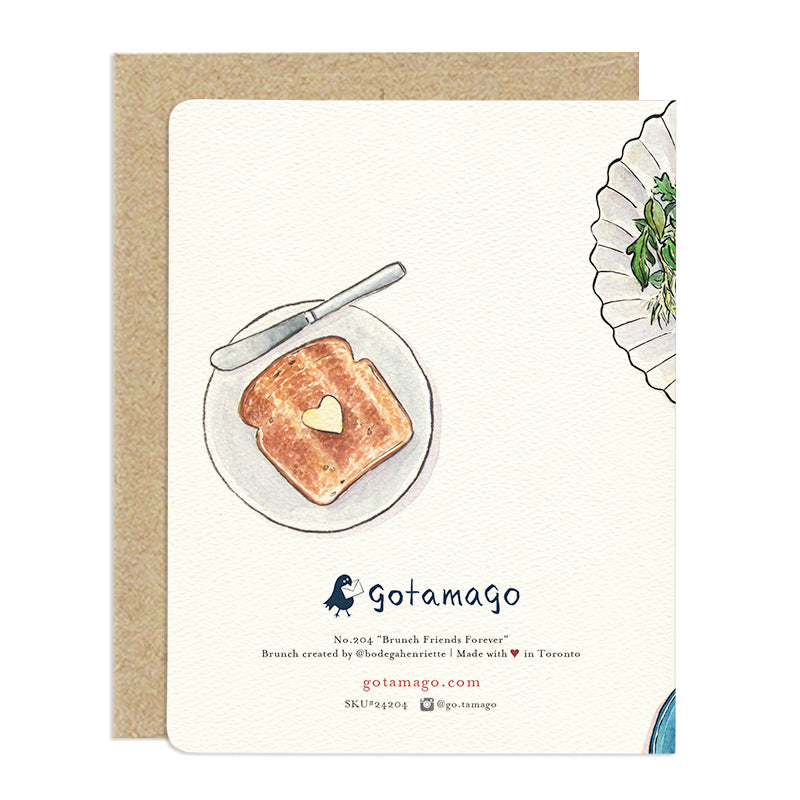 Brunch Friends Forever --Greeting Card