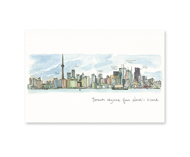 Toronto Skyline - Toronto Postcard